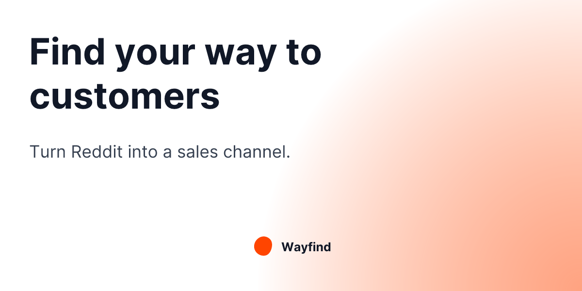 Find your way to customers